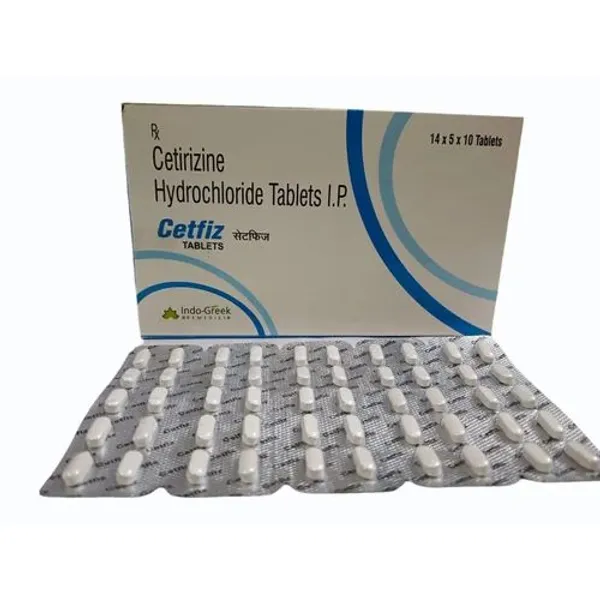 Cetirizine Hydrochloride Tablets in the NexCure Health pharmaceutical catalogue