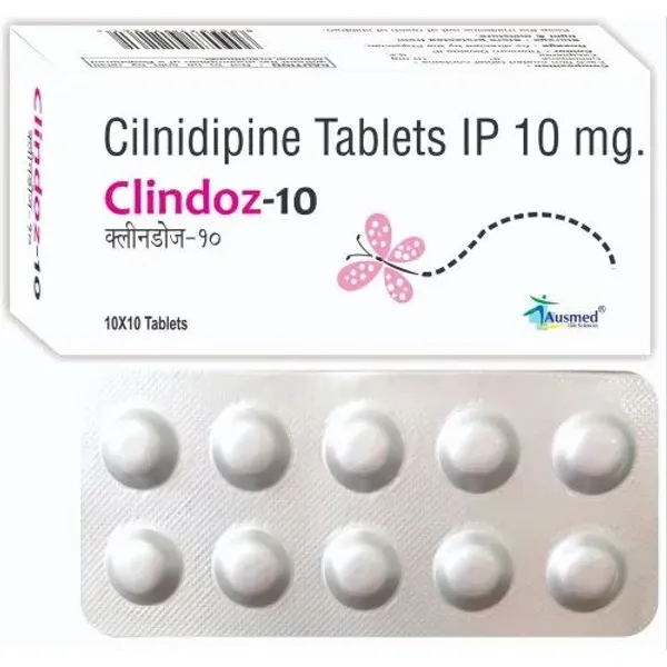 Cilnidipine Tablets IP 10mg 10mg in the NexCure Health pharmaceutical catalogue
