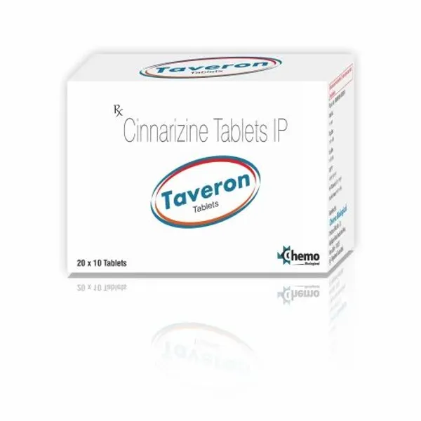 Cinnarizine Tablets IP in the NexCure Health pharmaceutical catalogue