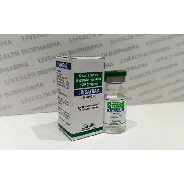 Cisatracurium Besylate USP 2mg 2mg in the NexCure Health pharmaceutical catalogue