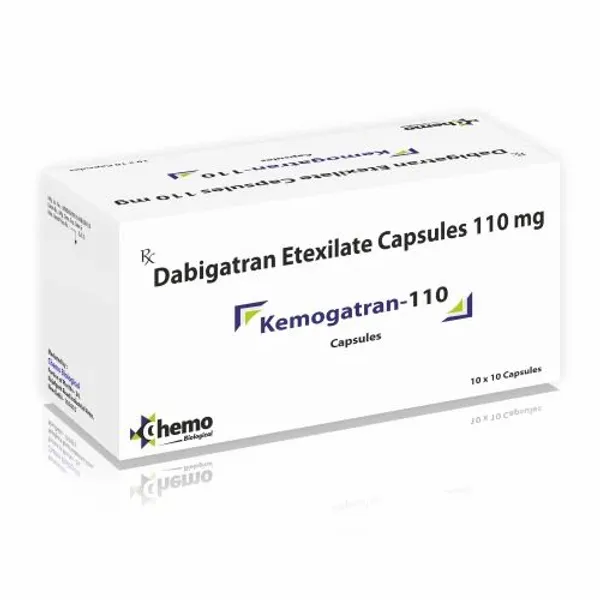 Dabigatran Etexilate Capsules 110 Mg. 110 Mg in the NexCure Health pharmaceutical catalogue