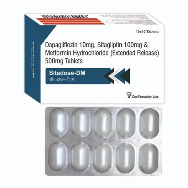 Dapagliflozin 10mg Metformin 1000mg Tablet 10mg in the NexCure Health pharmaceutical catalogue