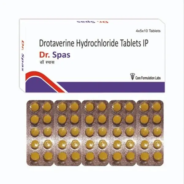 Drotaverine Hydrochloride Tablet in the NexCure Health pharmaceutical catalogue
