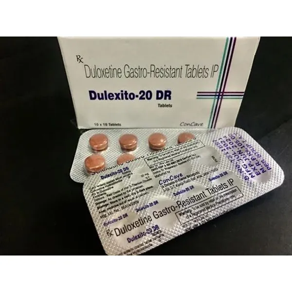 Duloxetine 20mg Gastro Resistant Tablets 20mg in the NexCure Health pharmaceutical catalogue