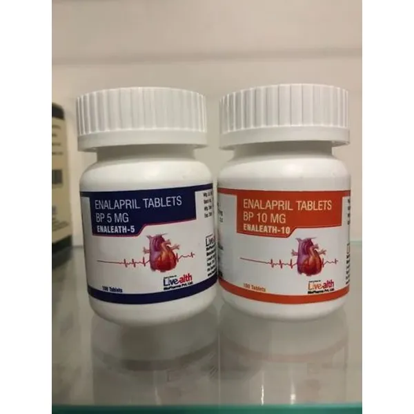 Enalapril Tablets BP 5mg & 10mg 5mg in the NexCure Health pharmaceutical catalogue