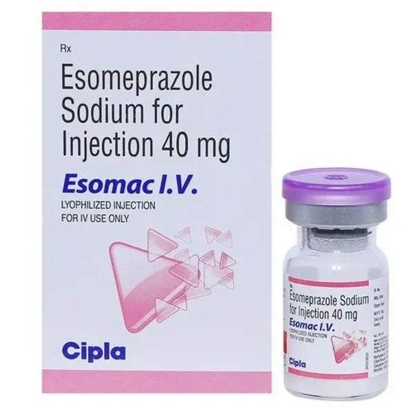 Escomac 40mg Esomeprazole Sodium for Injection 40mg pharmaceutical product details from NexCure Health