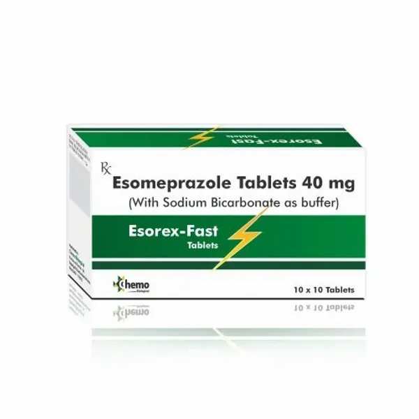 Esomeprazole Tablets 40mg 40mg in the NexCure Health pharmaceutical catalogue