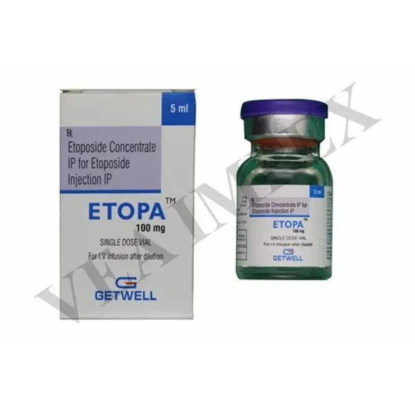 Etopa 100mg (Etoposide Concentrate Injection) 100mg in the NexCure Health pharmaceutical catalogue