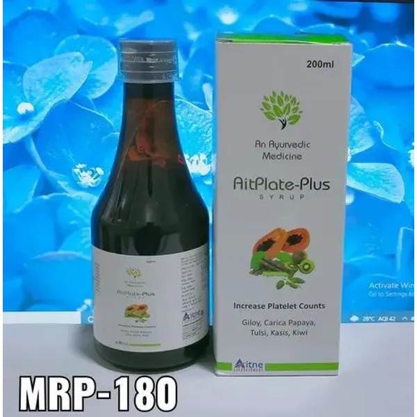 Giloy Carica Papaya Tulsi Kasia Kiwi Syrup pharmaceutical product details from NexCure Health