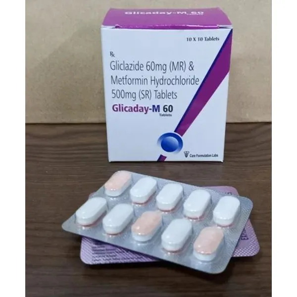 Gliclazide 60 Mg Metformin 500 Mg 60 Mg in the NexCure Health pharmaceutical catalogue