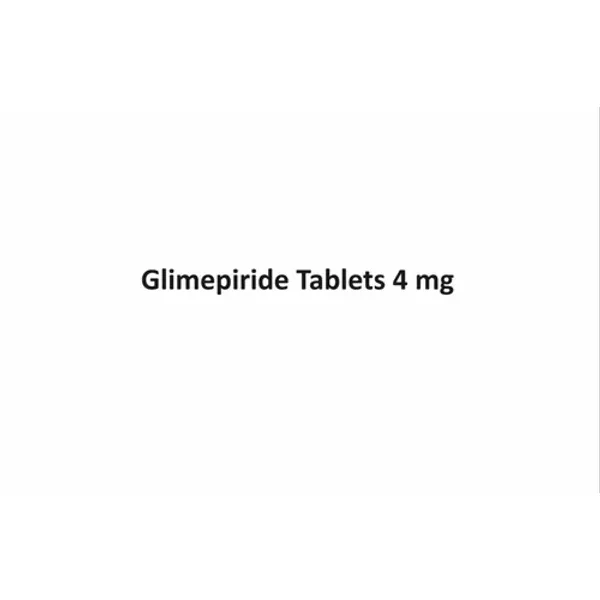 Glimepiride Tablets 4 mg 4 mg in the NexCure Health pharmaceutical catalogue