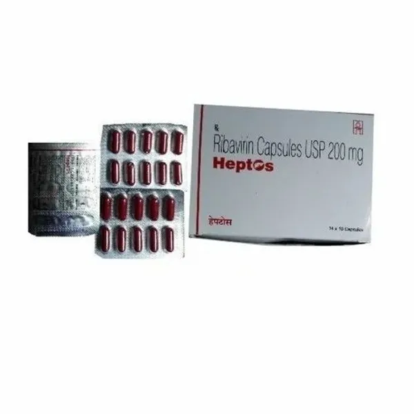 Heptos 200mg CAP (Ribavirin Cap) 200mg in the NexCure Health pharmaceutical catalogue