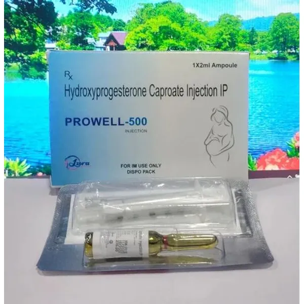 Hydroxyprogesterone caproate injection 500 mg 500 mg in the NexCure Health pharmaceutical catalogue