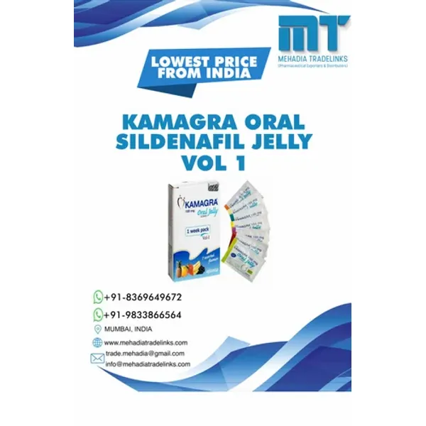 Kamagra Oral Jelly Pack 7 X 100 Mg 100 Mg pharmaceutical product details from NexCure Health
