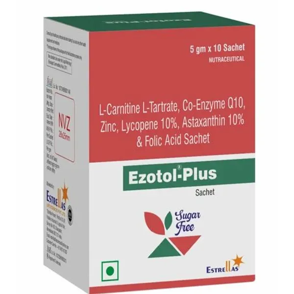 L Carnitine L Tartrate Coenzyme Q10 Zinc folic acid sachets pharmaceutical product details from NexCure Health