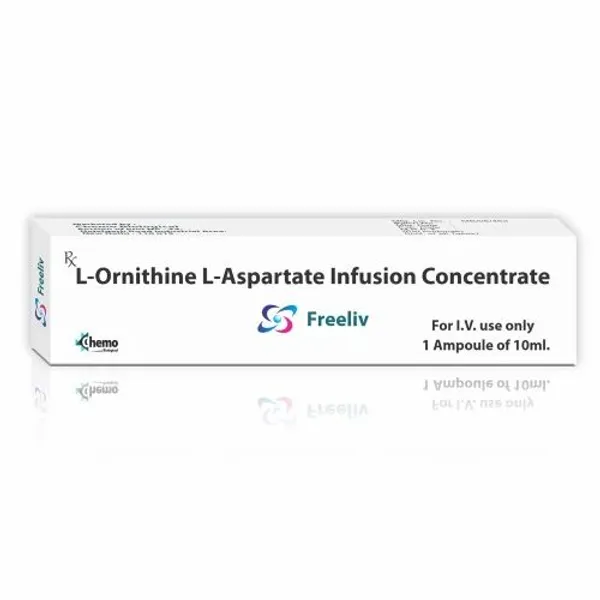 L Ornithine L Aspartate Infustion Concentrate pharmaceutical product details from NexCure Health