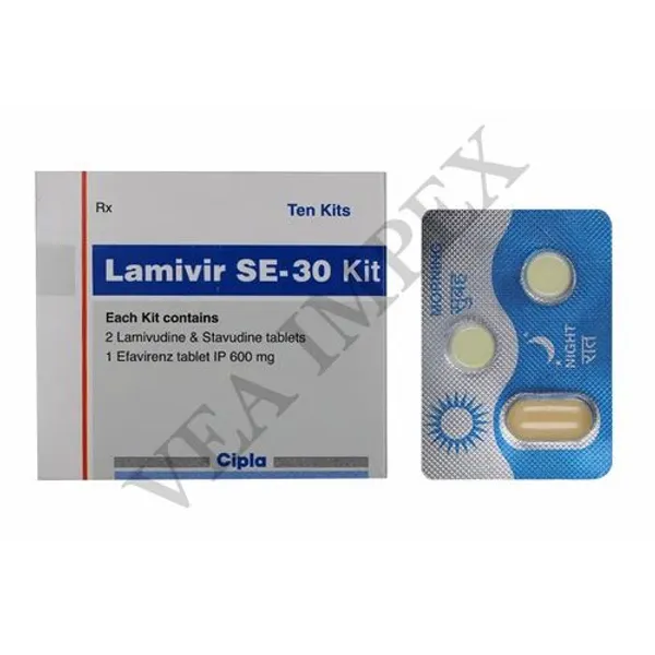 Lamivir SE - 30 Kit ( Efavirenz Tablets) in the NexCure Health pharmaceutical catalogue