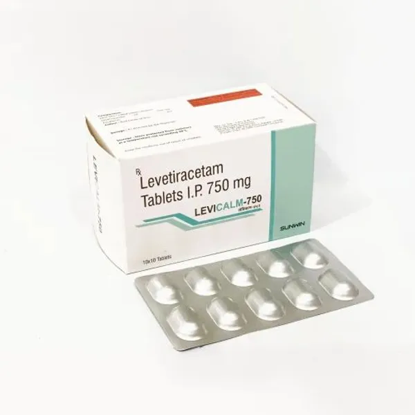 Levicalm 750 Levetiracetam Tablets in the NexCure Health pharmaceutical catalogue