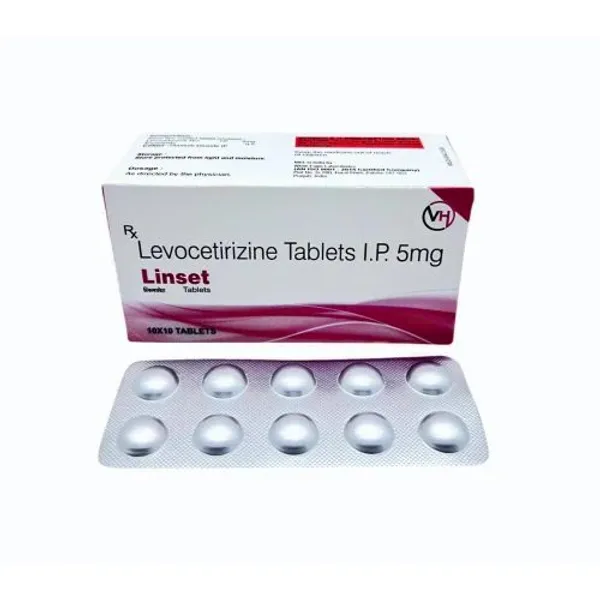 Levocetirizine Dihydrochloride 5mg Tablets 5mg pharmaceutical product details from NexCure Health