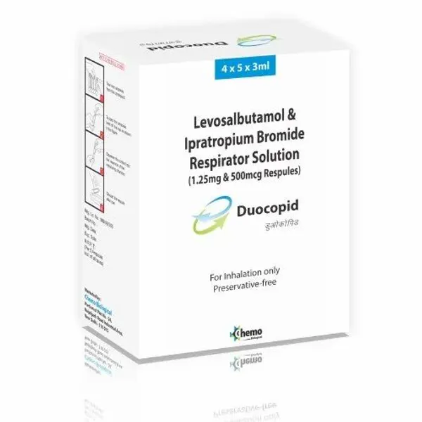 Levosalbutamol And Ipratropium Respirator Solution in the NexCure Health pharmaceutical catalogue