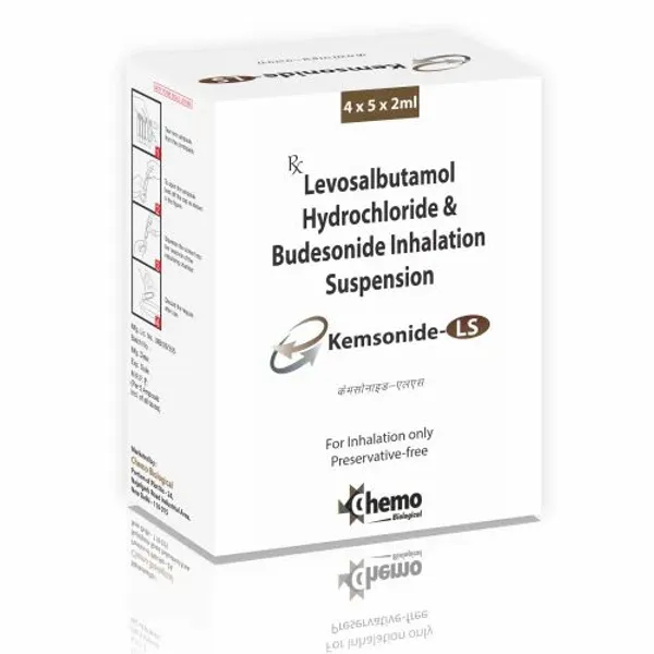 Levosalbutamol Hydrochloride And Budesonide Inhalation Suspension in the NexCure Health pharmaceutical catalogue