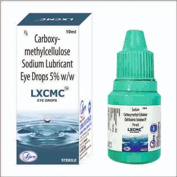 Lxcmc Eye Drop Carboxymetyll-Cellulose 1 % Opyhalmic Slolution IP 1% pharmaceutical product details from NexCure Health