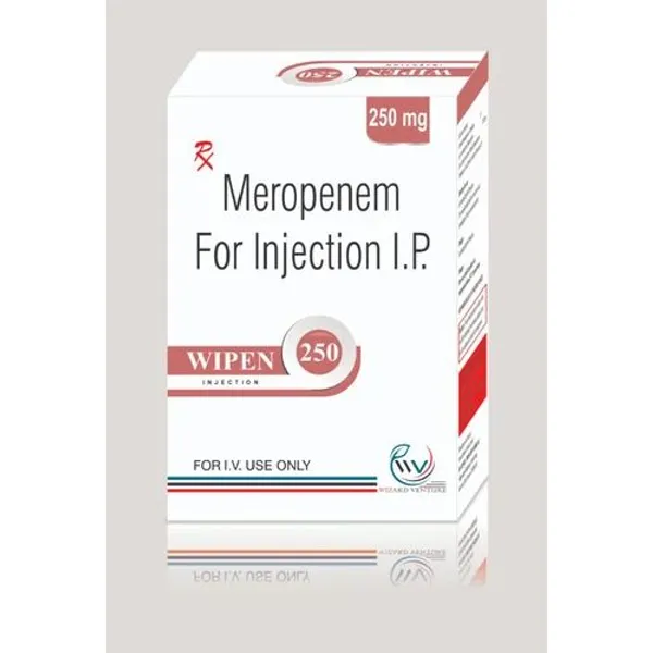 Meropenem Injection IP 250 mg in Third Party Manufacturing 250 mg pharmaceutical product details from NexCure Health