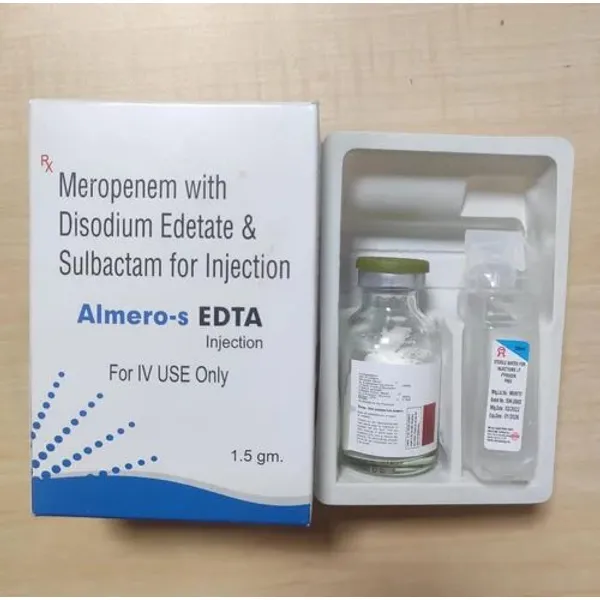Meropenem Sulbactam Di Sodium EDTA Injection pharmaceutical product details from NexCure Health