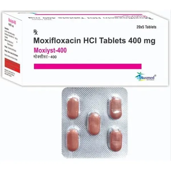 Moxifloxacin HCl Tablets 400mg 400mg in the NexCure Health pharmaceutical catalogue