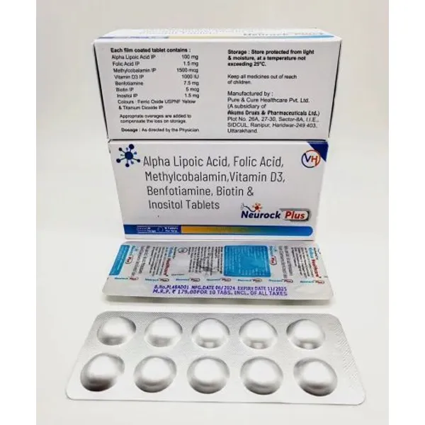 Neurock Plus Tablets. in the NexCure Health pharmaceutical catalogue