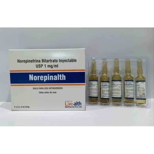Norepinalth Norepinephrine Bitartrate Injection pharmaceutical product details from NexCure Health
