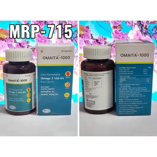 Omaita-1000 Omega-3 (1000MG) 1000MG in the NexCure Health pharmaceutical catalogue