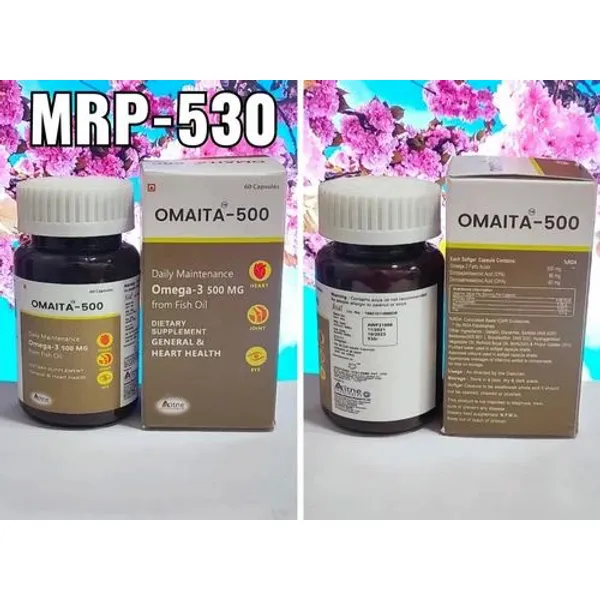 Omaita-500 Omega-3 (500MG) 500MG in the NexCure Health pharmaceutical catalogue