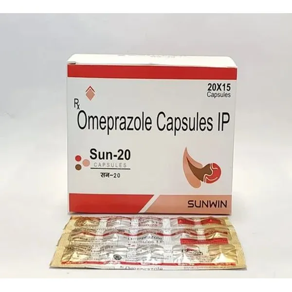 Omeprazole Gastro Resistant Capsule Ip 20mg 20mg pharmaceutical product details from NexCure Health