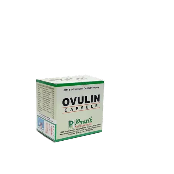 Ovulin Ayurvedic Capsule in the NexCure Health pharmaceutical catalogue