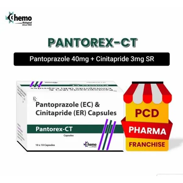 Pantoprazole 40mg And Cinitapride 3mg Capsules 40mg pharmaceutical product details from NexCure Health