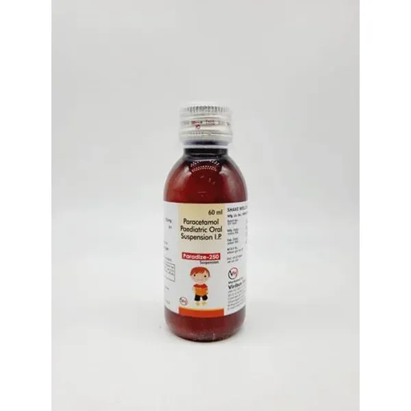 Paracetamol 250mg Suspension 250mg pharmaceutical product details from NexCure Health