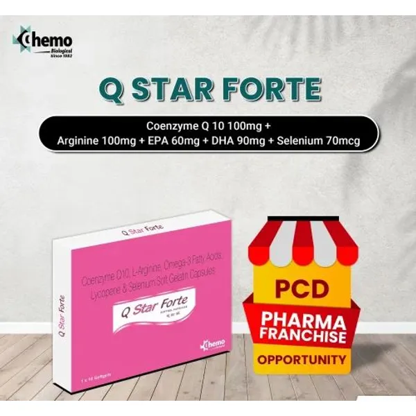 PCD Franchise for CoenzymeQ10 L Argine Omega3 fatty Acid Capsules in the NexCure Health pharmaceutical catalogue