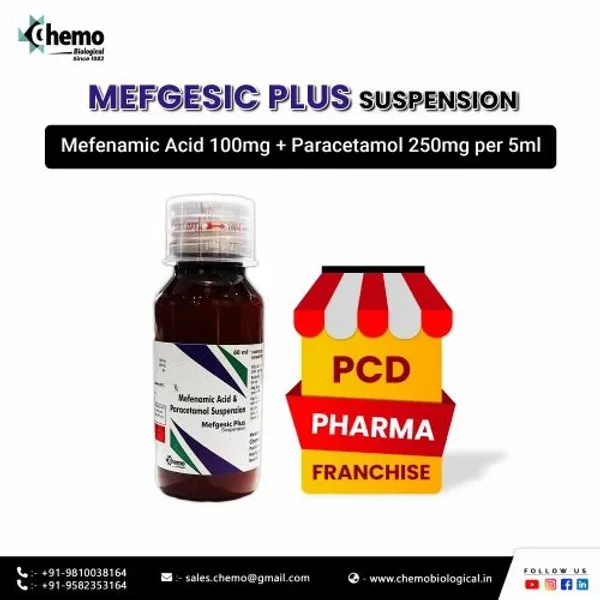 PCD Franchise for Paracetamol And Mefenamic Acid Oral Suspension pharmaceutical product details from NexCure Health