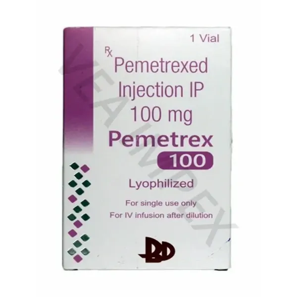 Pemetrex 100mg(Pemetrexed inj) 100mg pharmaceutical product details from NexCure Health
