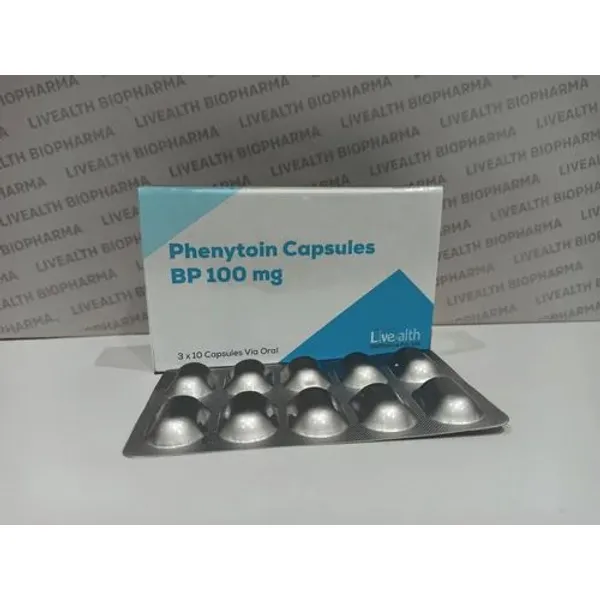 Phenytoin Capsules 100 mg 100 mg in the NexCure Health pharmaceutical catalogue