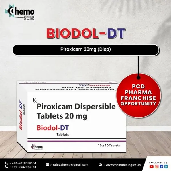 Piroxicam Dispersible Tablets 20mg 20mg pharmaceutical product details from NexCure Health