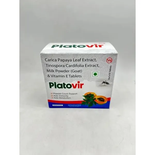 Platovir Vitamin E Tablets in the NexCure Health pharmaceutical catalogue