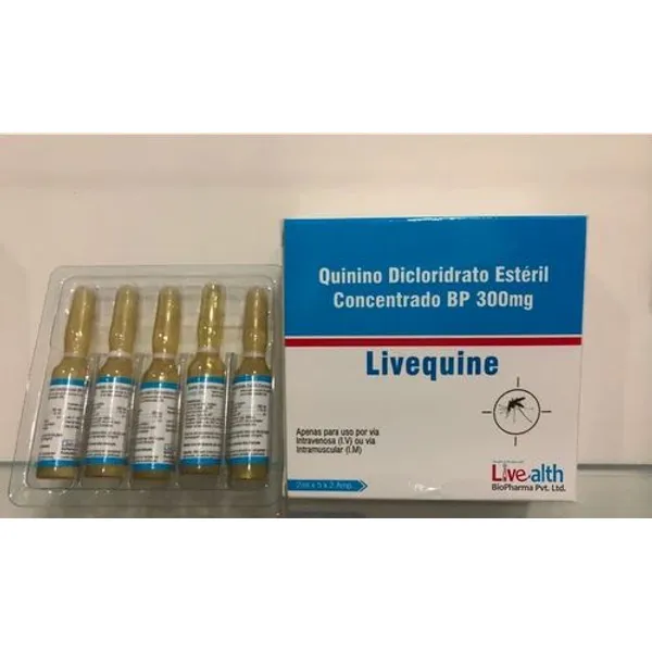 Quinine Dihydrochloride Inj 300 Mg/ml 300 Mg in the NexCure Health pharmaceutical catalogue