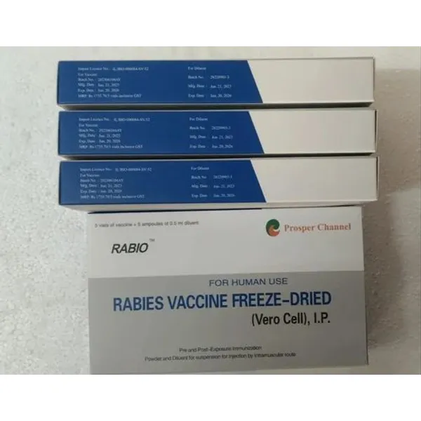 Rabio Vaccine in the NexCure Health pharmaceutical catalogue