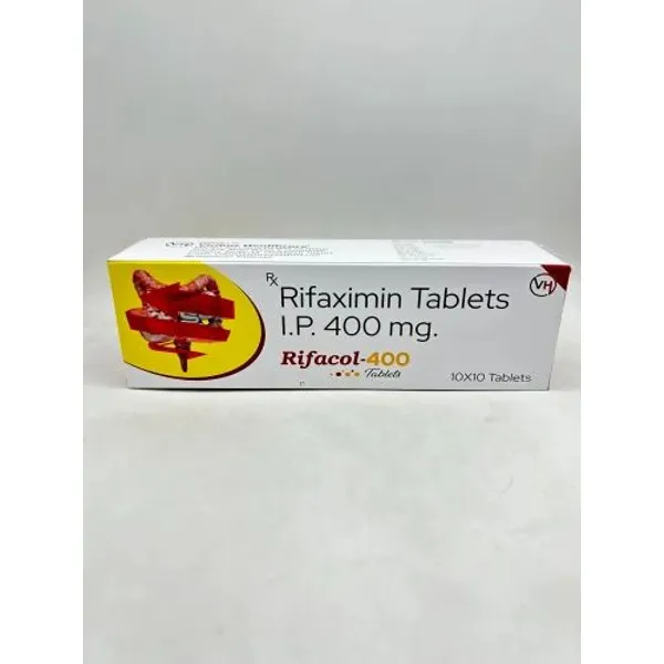 Rifacol 400 Tablet Rifaximin 400 mg 400mg in the NexCure Health pharmaceutical catalogue