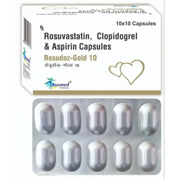 Rosuvastatin Clopidogrel And Aspirin Capsules pharmaceutical product details from NexCure Health