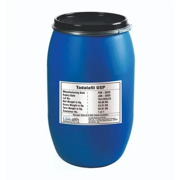 Tadalafil A P I pharmaceutical product details from NexCure Health