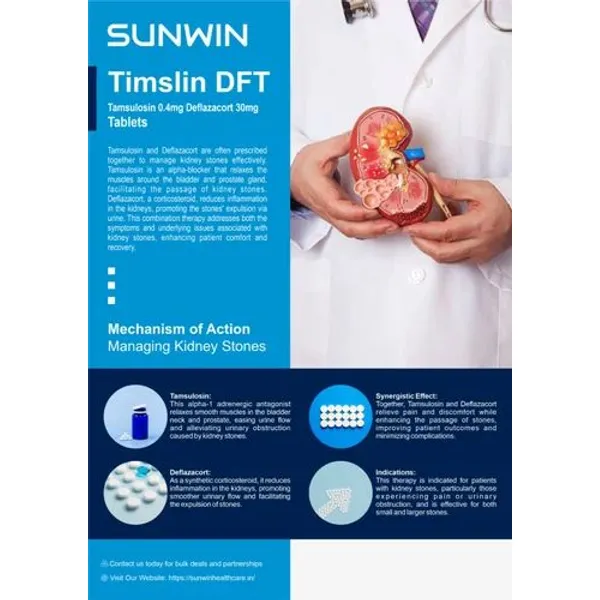 Tamsulosin 0.4mg Deflazacort 30mg 0.4mg pharmaceutical product details from NexCure Health