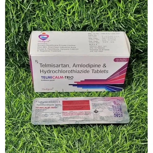 Telmisartan Amlodipine & Hydrochlorothiazide in the NexCure Health pharmaceutical catalogue